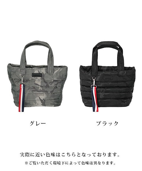 1【カモフラ中綿ミニトート】ミニトートバッグ 迷彩 新作 2026