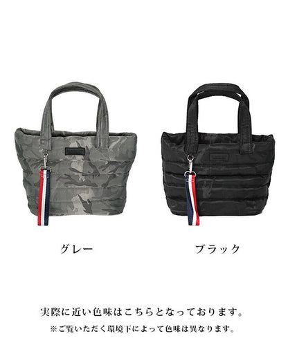 1【カモフラ中綿ミニトート】ミニトートバッグ 迷彩 新作 2026