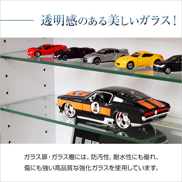 コレクションラック【-Luke-ルーク】浅型ハイタイプCLR-485　CLR-485SET