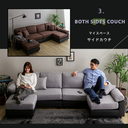 6人掛けコーナーソファ SPACIO