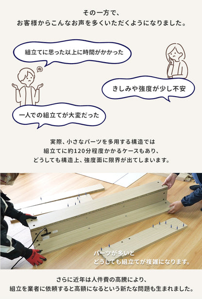 RUES【ルース】 組立の不安を最初から無くすベッド 組立設置込み cy4474