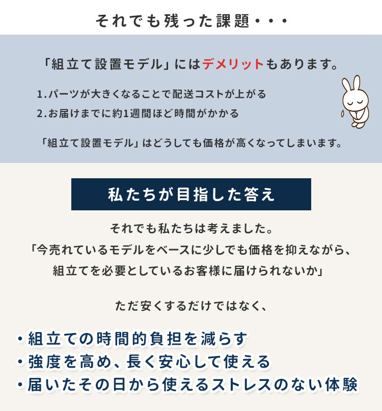 RUES【ルース】 組立の不安を最初から無くすベッド 組立設置込み cy4474