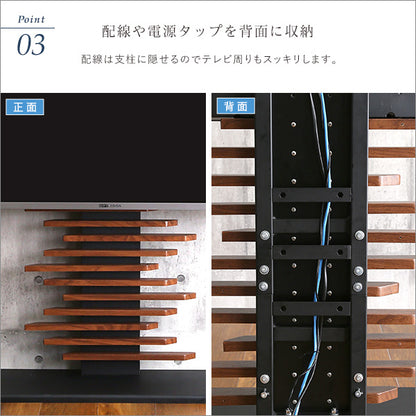 最大100インチ対応 デザインテレビスタンドDHWAT