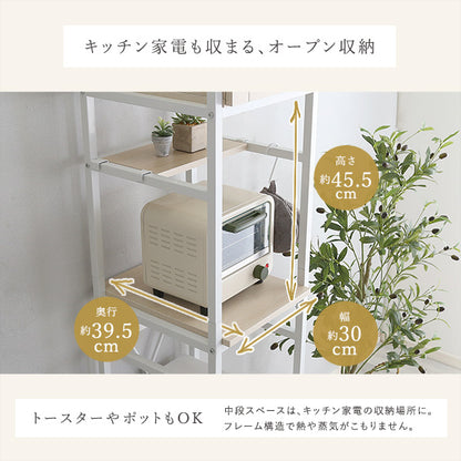 さわやかなオシャレゴミ箱上ラック　すきま収納タイプ FRA-T1SS