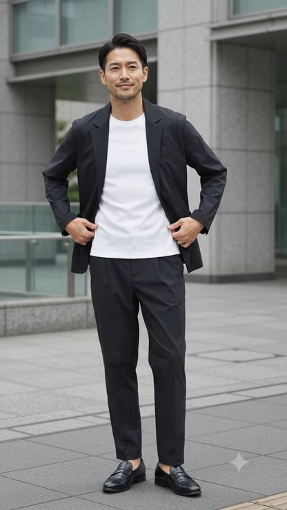 1ドライサッカーJKTセットアップ　軽量　吸水速乾　ssu9419a
