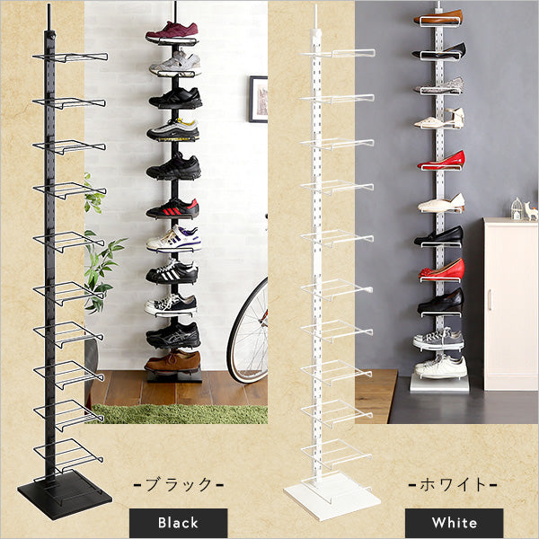 ディスプレイ突っ張りシューズラック　PPSS