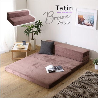 4-Way Foldable Sofa Mattress, Semi-Double -Tatin- SH-07-SDSM