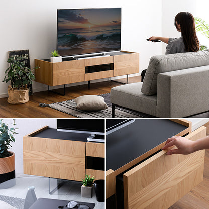 日本製 スタイリッシュなテレビボード 150cm幅 【Dylan-ディラン-】SH-22-LB150