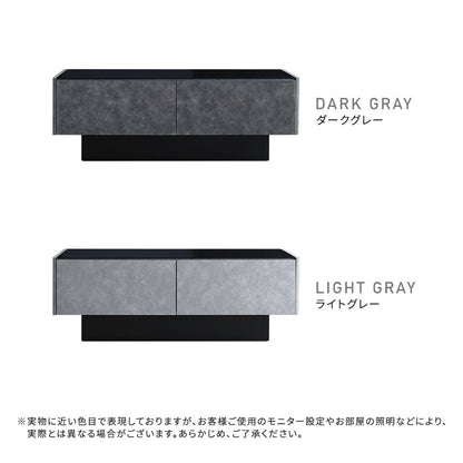日本製　コンクリート調センターテーブル　120cm幅　【Cray-クレイ-】