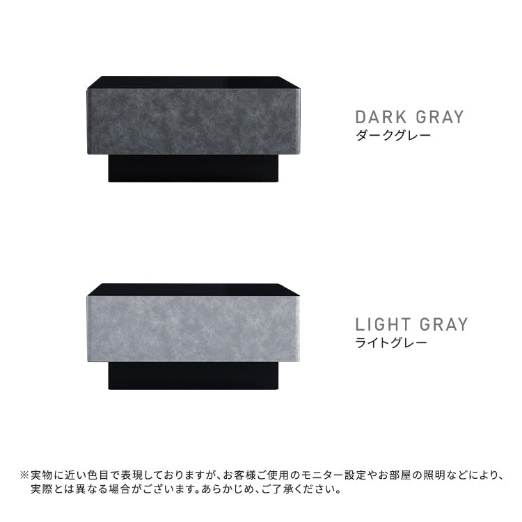 日本製　コンクリート調センターテーブル　90cm幅　【Cray-クレイ-】SH-24-CS90